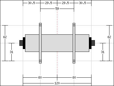 hub dimension diagram